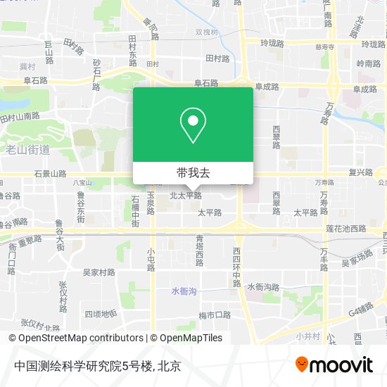 中国测绘科学研究院5号楼地图