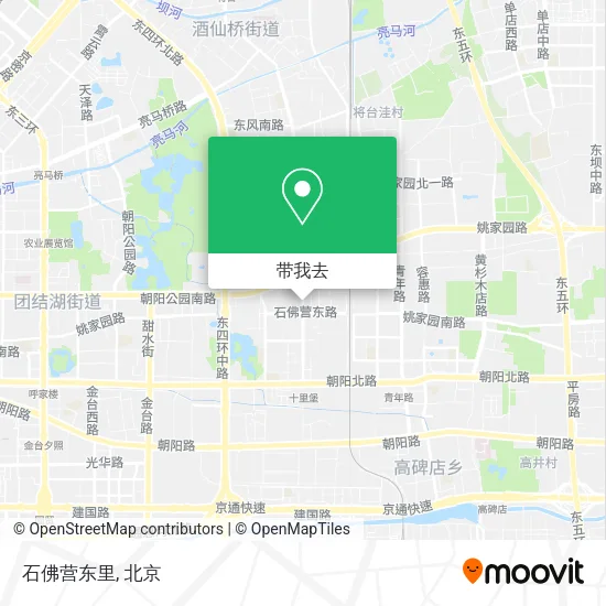 石佛营东里地图