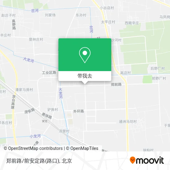 郑前路/前安定路(路口)地图