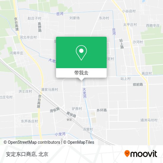 安定东口商店地图