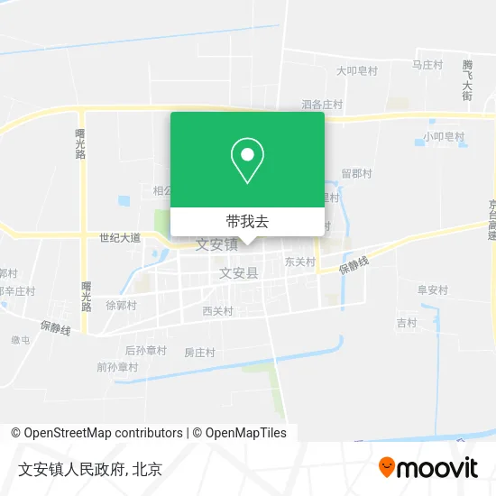 文安镇人民政府地图