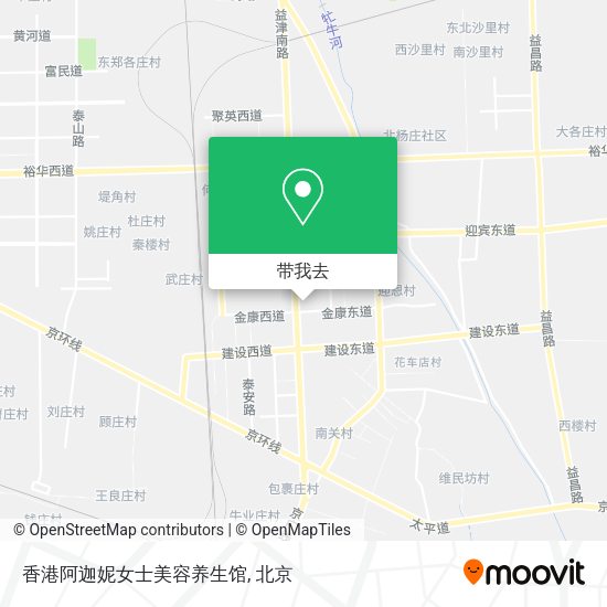 香港阿迦妮女士美容养生馆地图