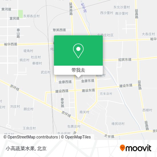 小高蔬菜水果地图