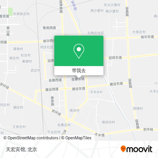 天宏宾馆地图