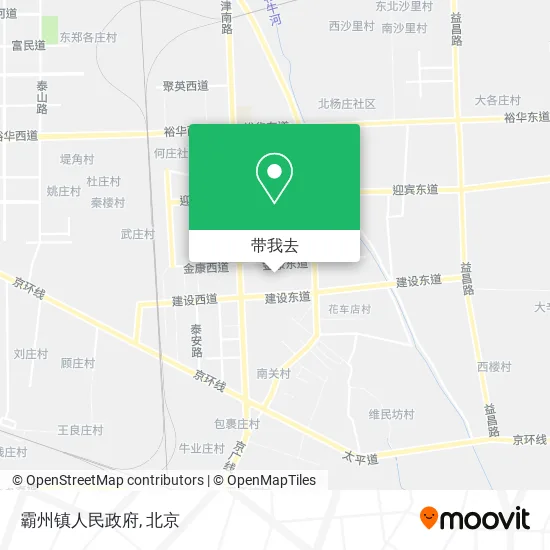 霸州镇人民政府地图