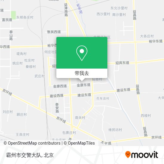 霸州市交警大队地图