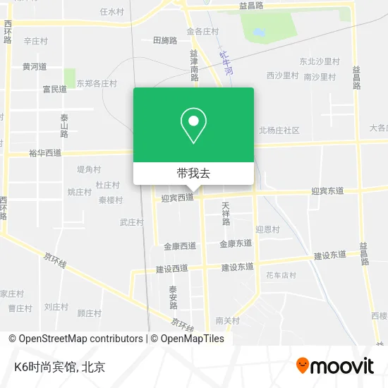 K6时尚宾馆地图