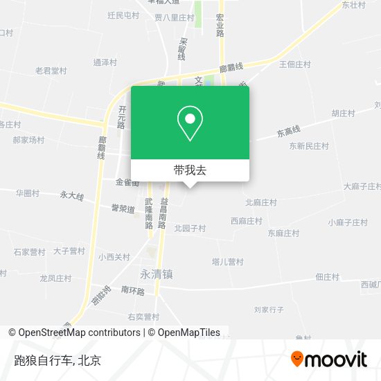 跑狼自行车地图