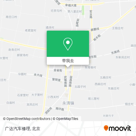 广达汽车修理地图