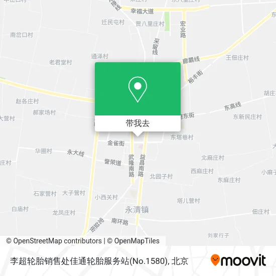 李超轮胎销售处佳通轮胎服务站(No.1580)地图