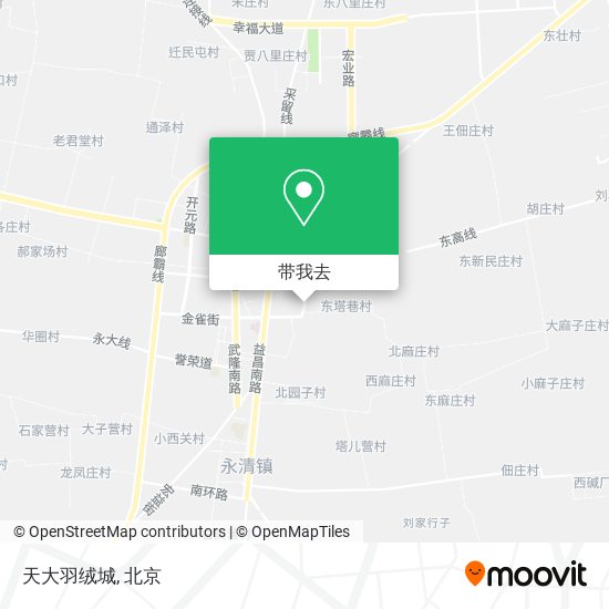 天大羽绒城地图