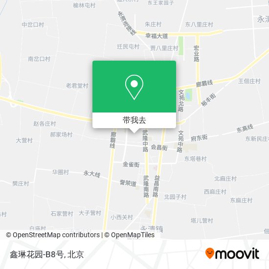 鑫琳花园-B8号地图