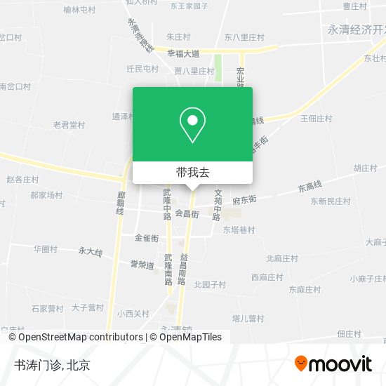 书涛门诊地图