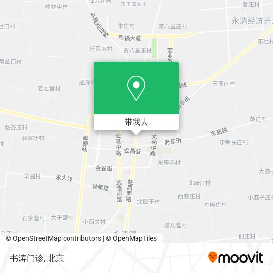书涛门诊地图