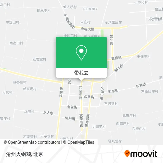 沧州火锅鸡地图