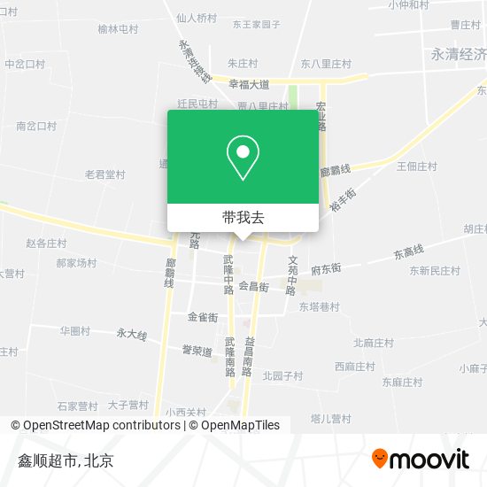 鑫顺超市地图