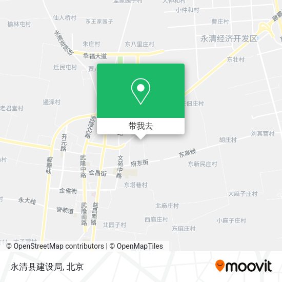 永清县建设局地图