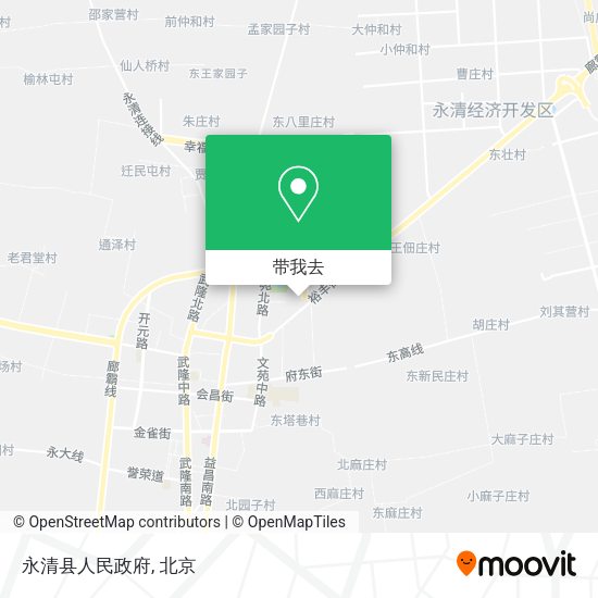 永清县人民政府地图