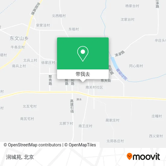 润城苑地图