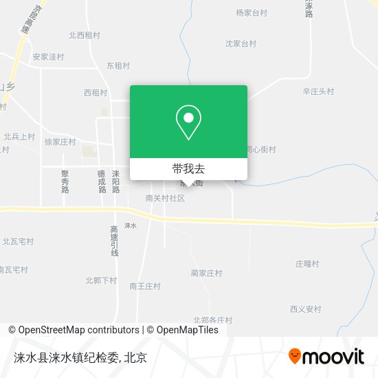 涞水县涞水镇纪检委地图