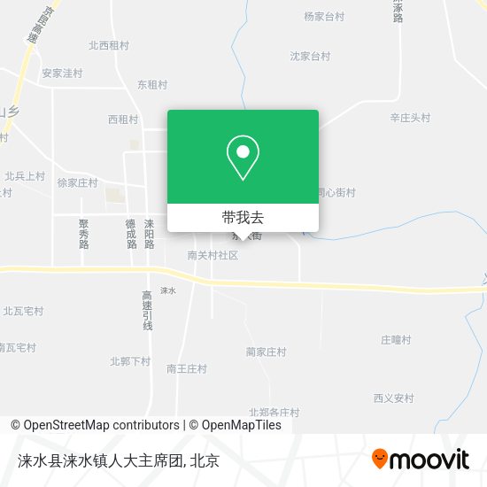 涞水县涞水镇人大主席团地图