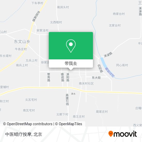 中医蜡疗按摩地图