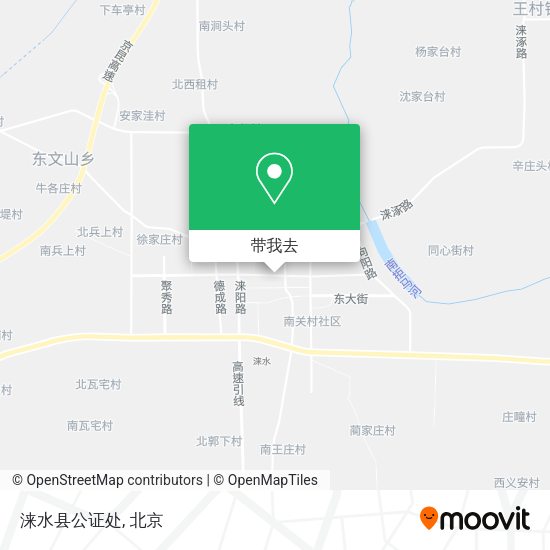 涞水县公证处地图