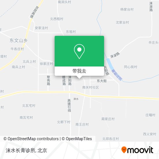 涞水长青诊所地图