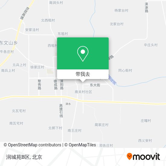 润城苑B区地图
