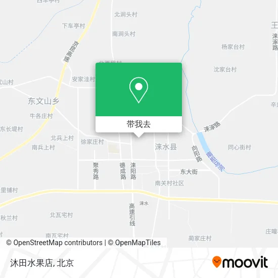 沐田水果店地图