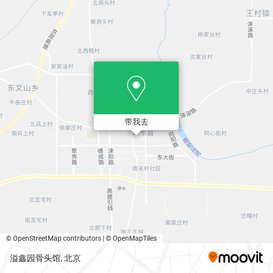 溢鑫园骨头馆地图