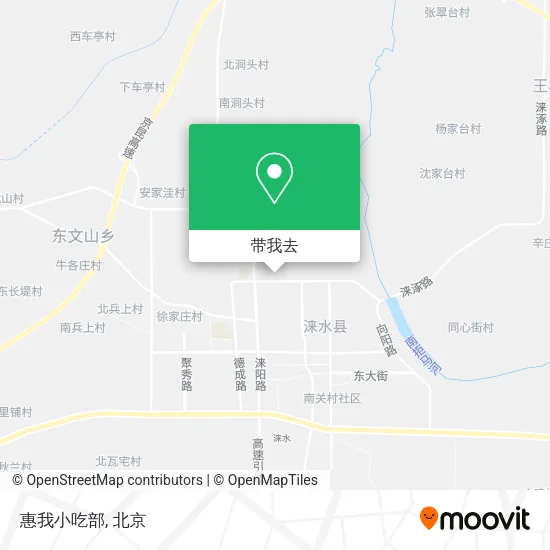 惠我小吃部地图