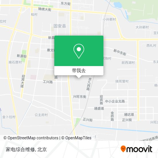 家电综合维修地图