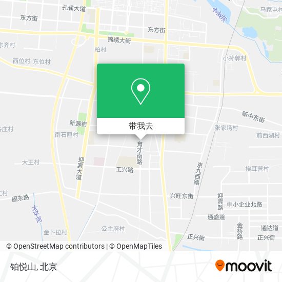 铂悦山地图
