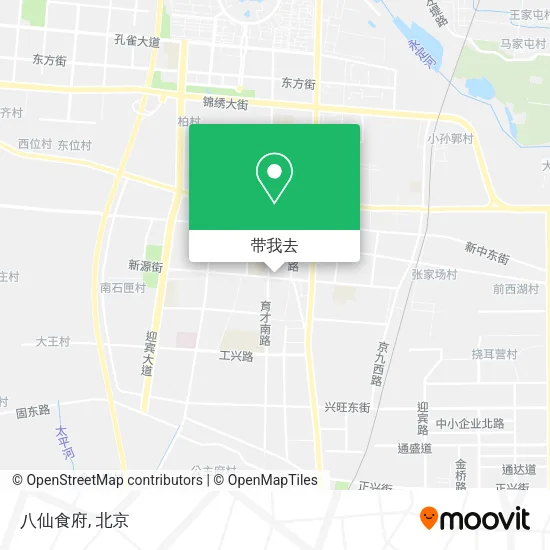 八仙食府地图