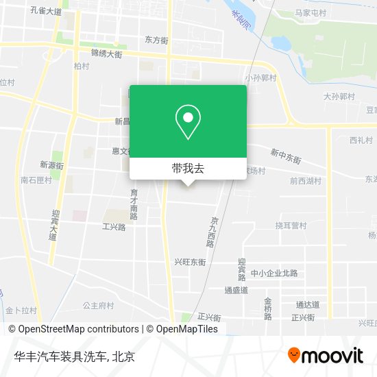华丰汽车装具洗车地图