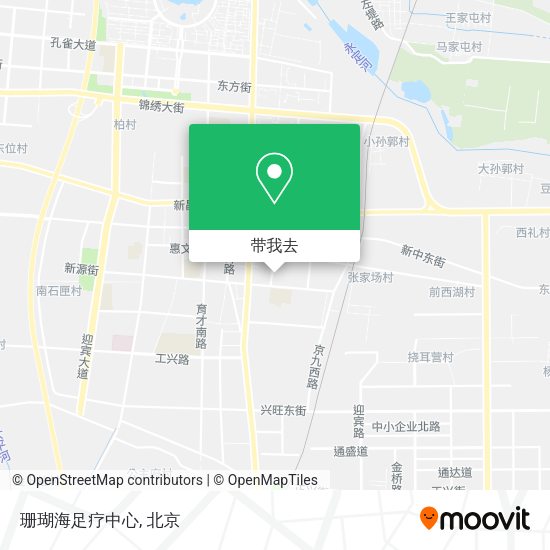珊瑚海足疗中心地图