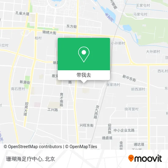 珊瑚海足疗中心地图