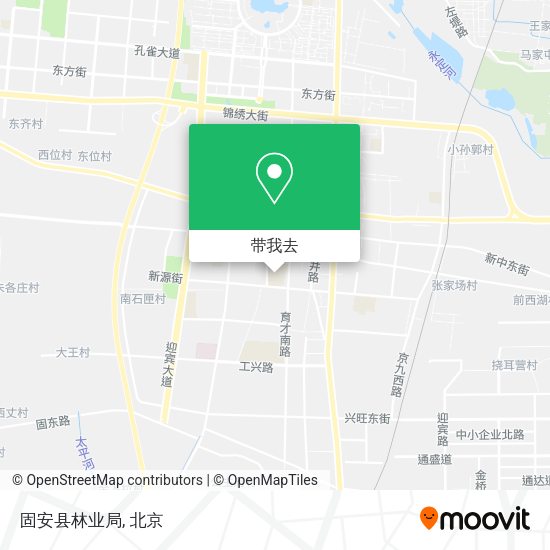 固安县林业局地图