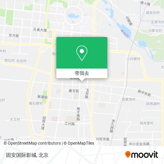固安国际影城地图