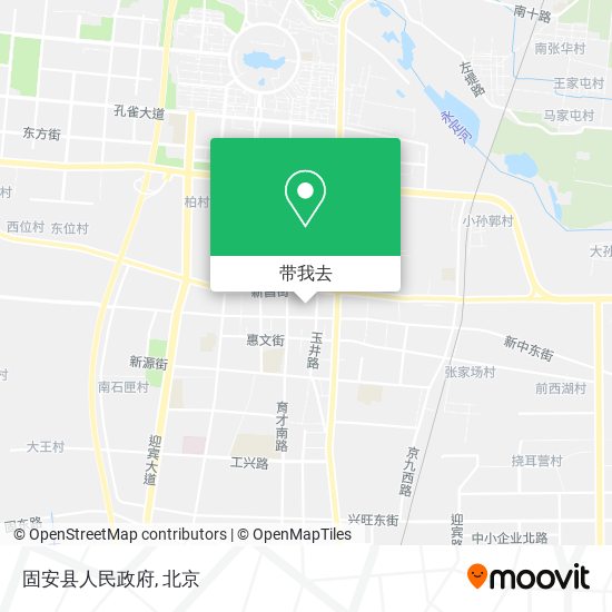 固安县人民政府地图