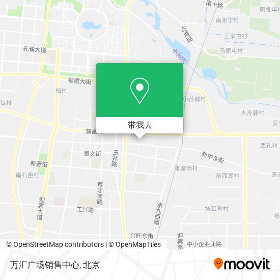 万汇广场销售中心地图