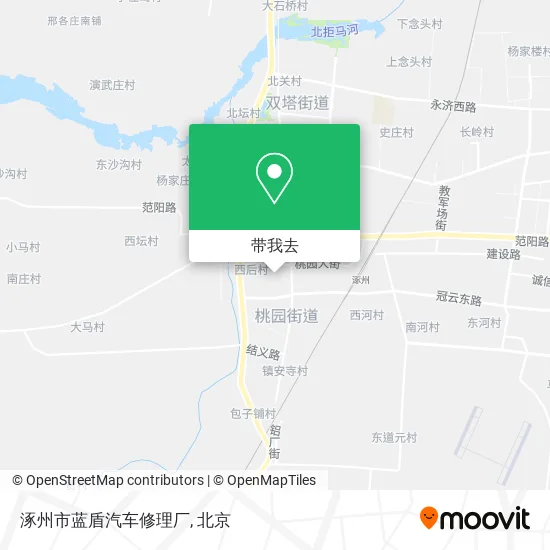 涿州市蓝盾汽车修理厂地图