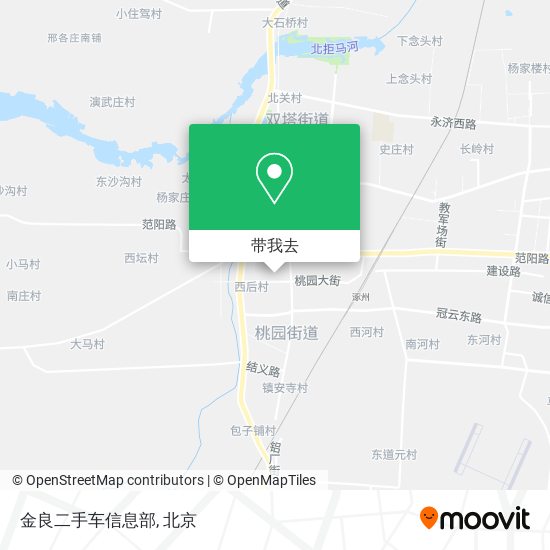 金良二手车信息部地图