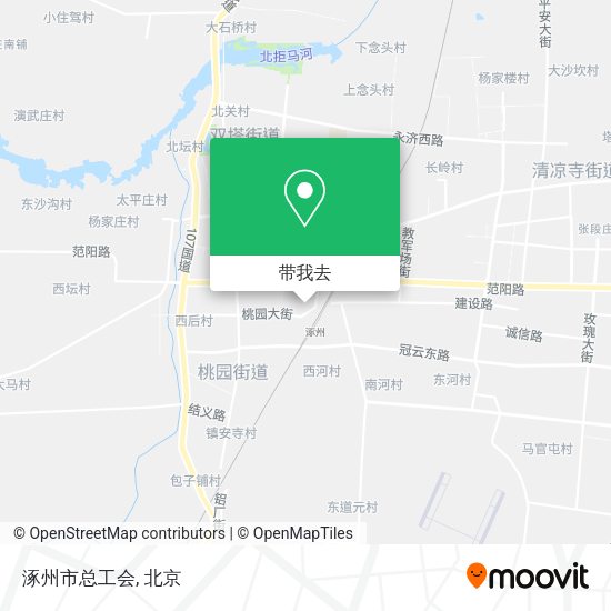 涿州市总工会地图