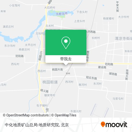 中化地质矿山总局-地质研究院地图