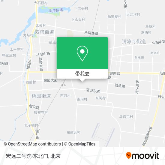 宏远二号院-东北门地图