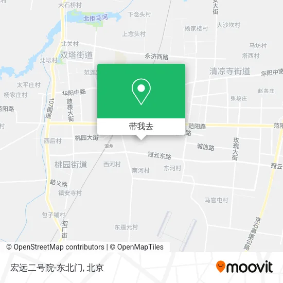 宏远二号院-东北门地图