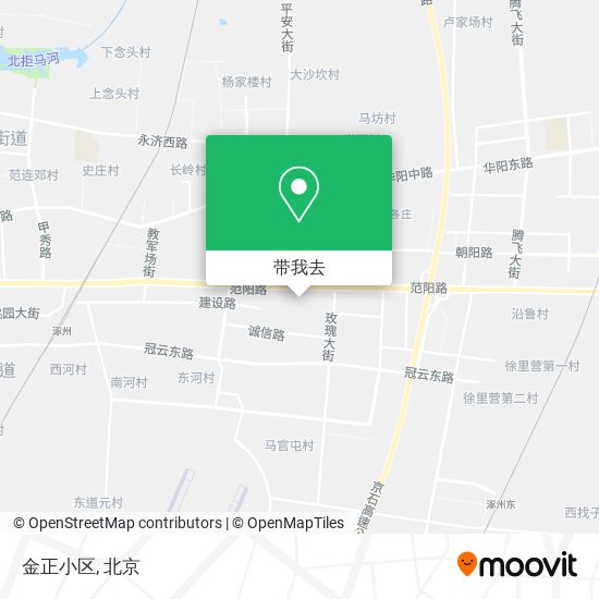 金正小区地图