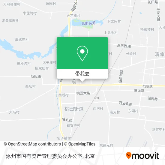 涿州市国有资产管理委员会办公室地图